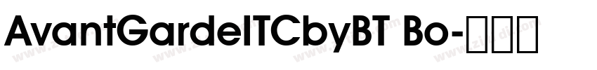 AvantGardeITCbyBT Bo字体转换